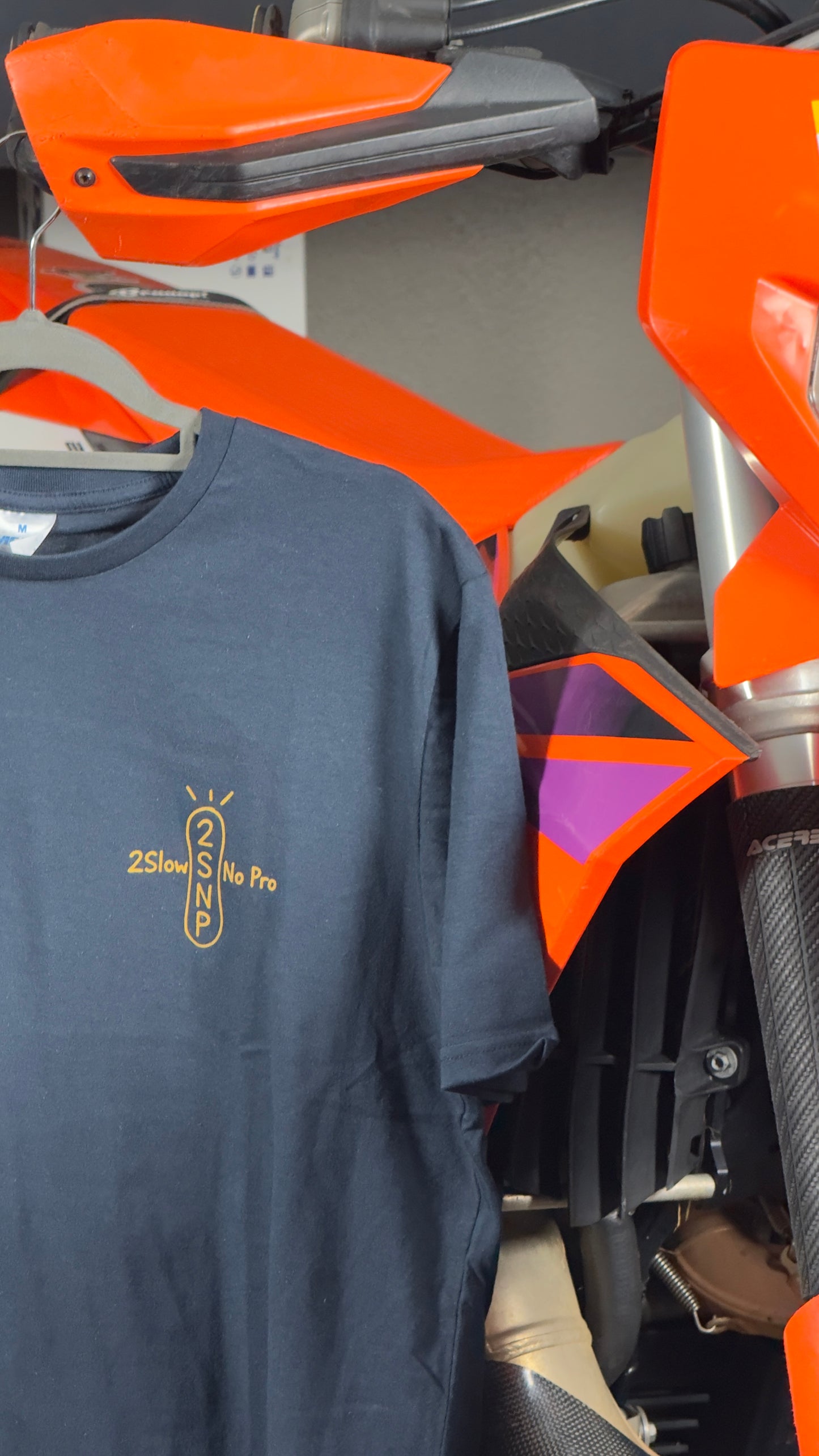 2 Slow No Pro Classic Tee - Navy