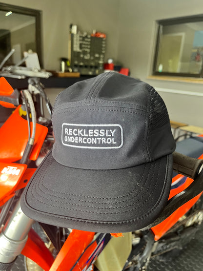 The Recycled 6 Panel Active Cap - Black